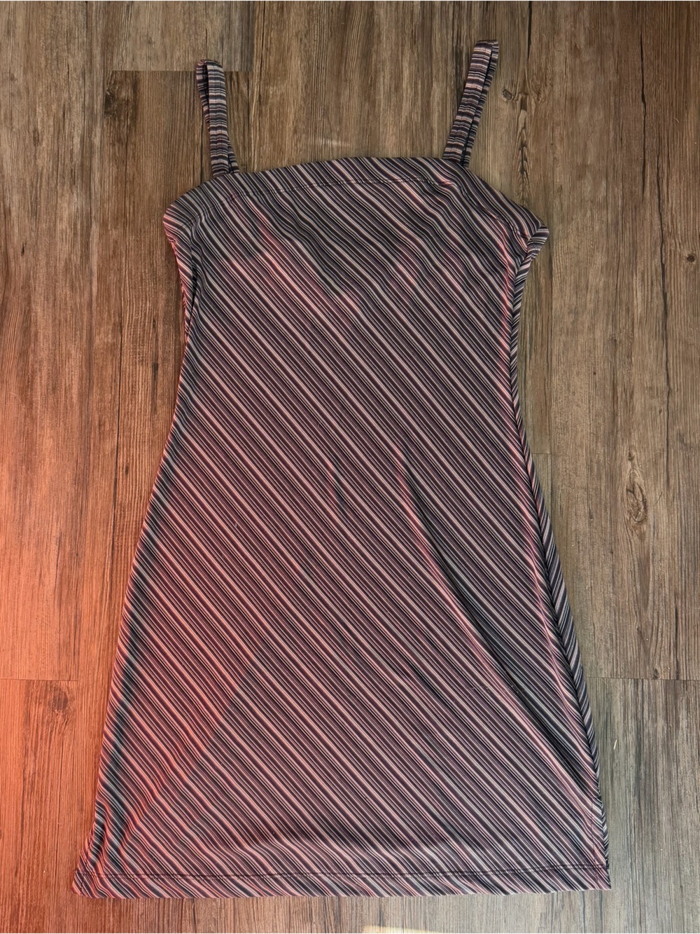 Vintage 90s Striped Mini Dress